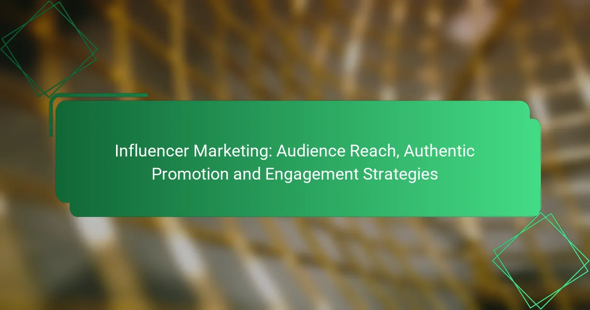 Influencer Marketing: Audience Reach, Authentic Promotion and Engagement Strategies
