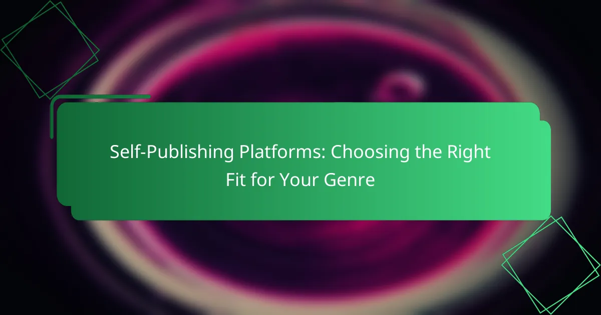 Self-Publishing Platforms: Choosing the Right Fit for Your Genre