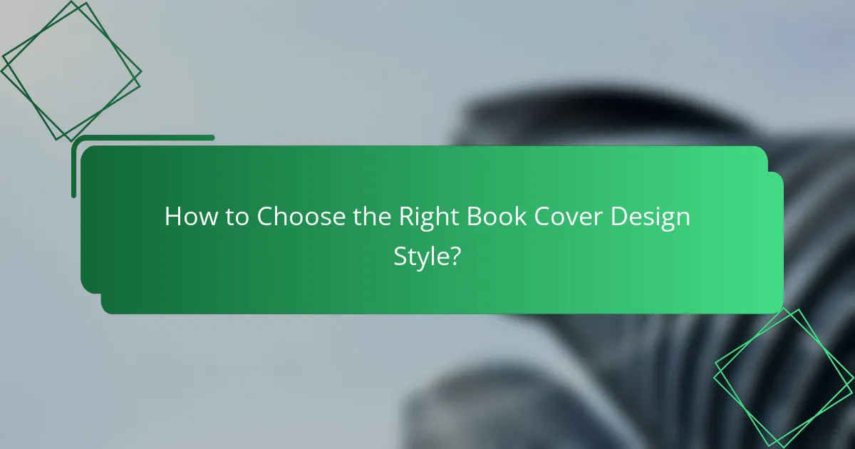 How to Choose the Right Book Cover Design Style?