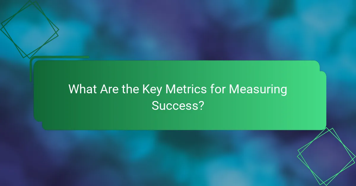 What Are the Key Metrics for Measuring Success?