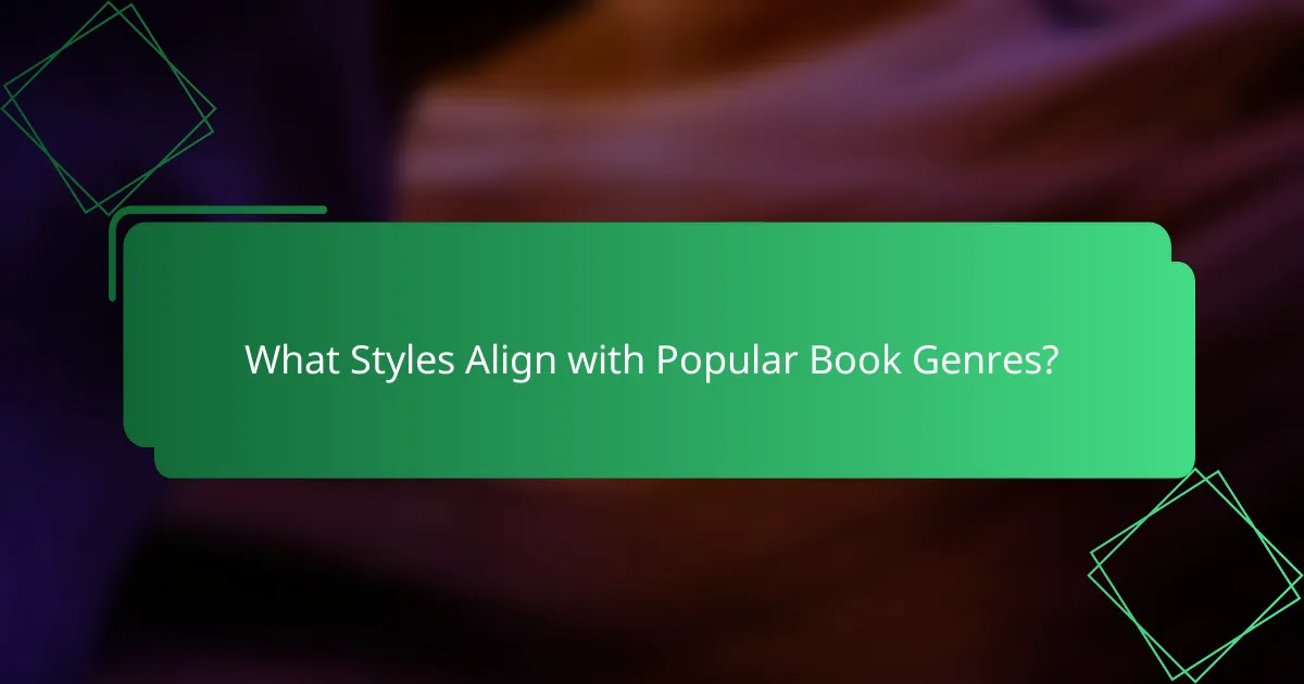 What Styles Align with Popular Book Genres?